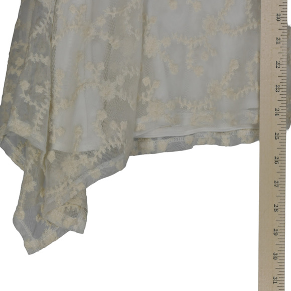 Coldwater Creek Purple Dress with Attached Cardigan Women 12 Ruffle Slinky - Picture 12 of 13